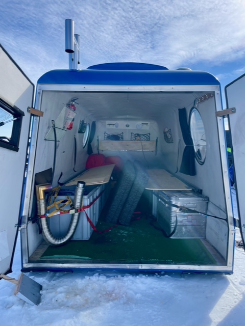 The inside of a living module, also known as ark