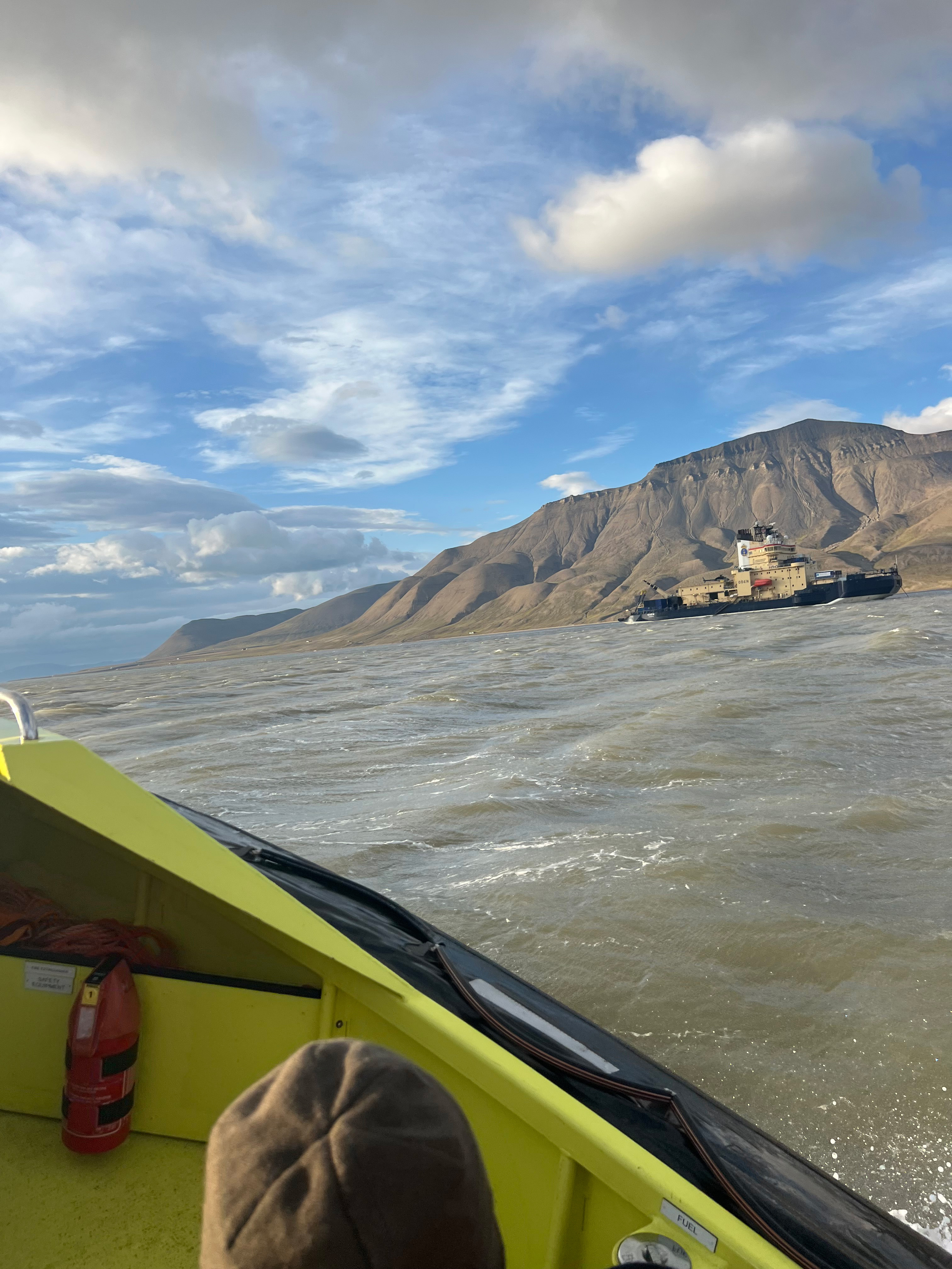 Båttransport till Oden