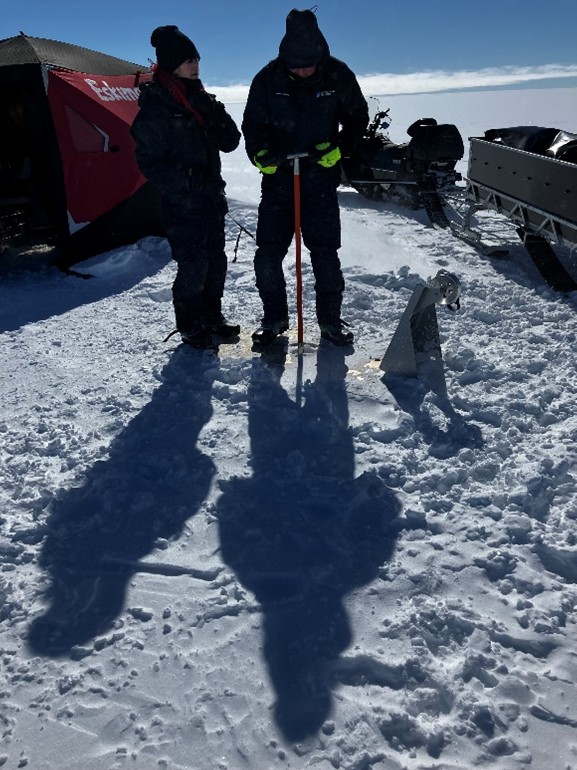 Borrar för att ta upp iskärna