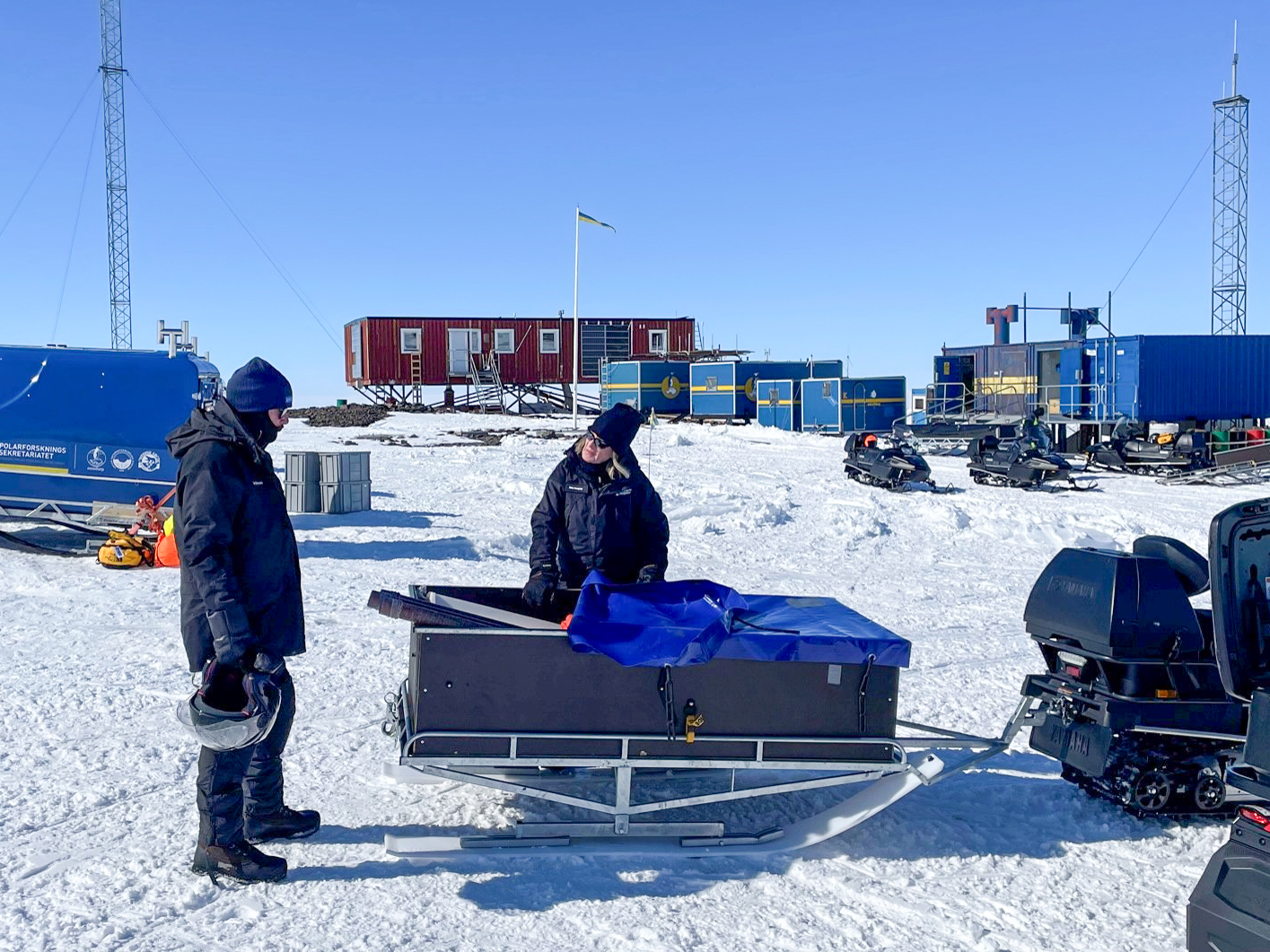 Forskarna har anlänt till Wasa