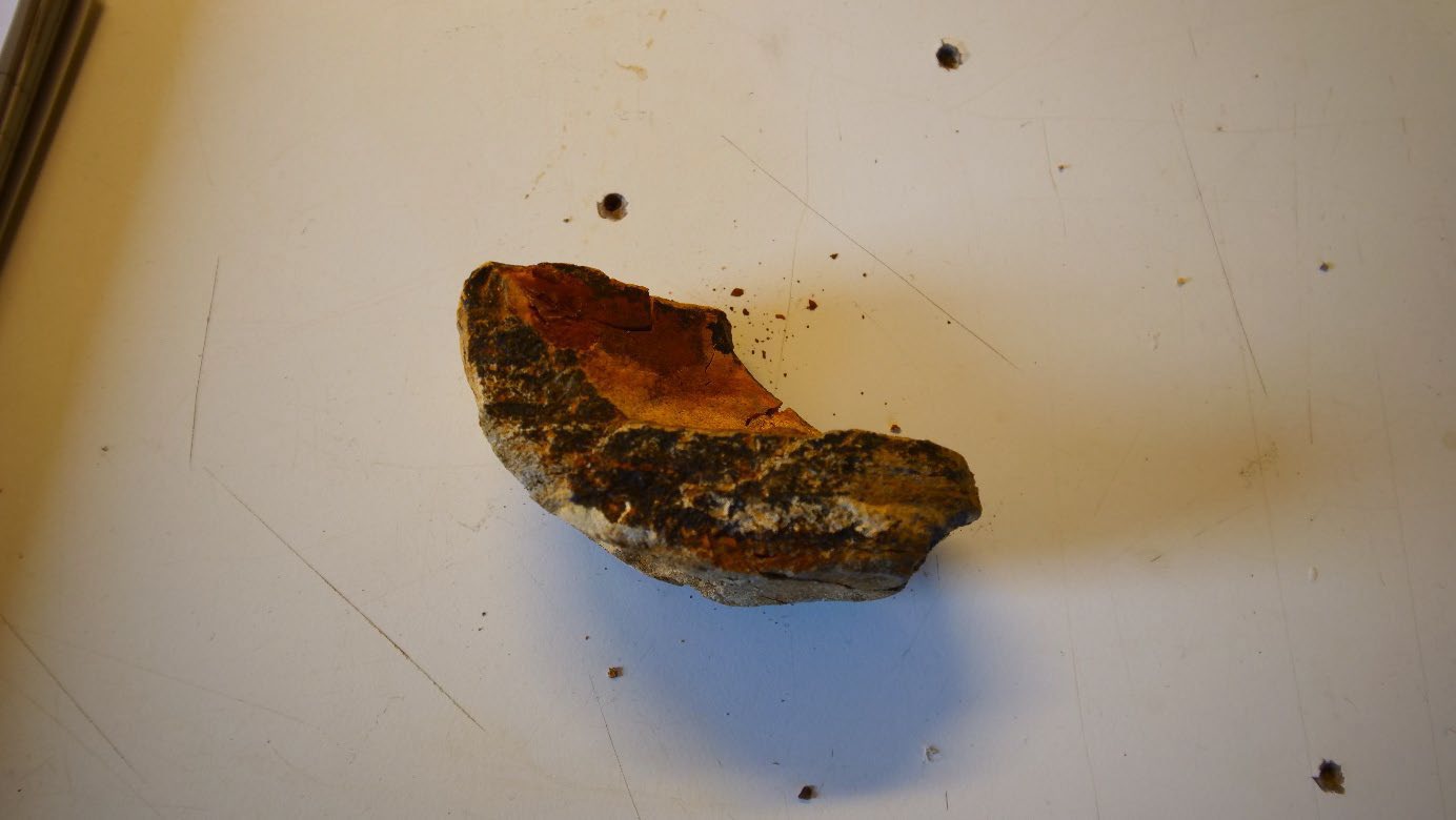 Sten från botten av Norra ishavet