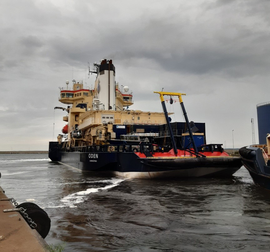 Oden lämnar Helsingborg