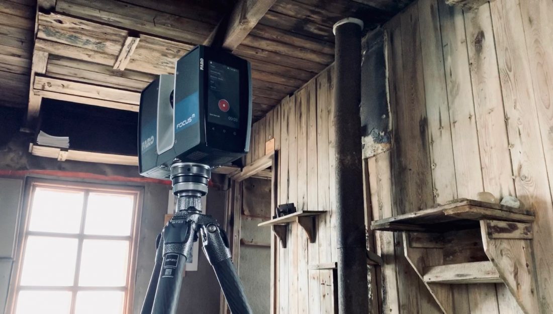 Nordenskjölds hus laserscannas