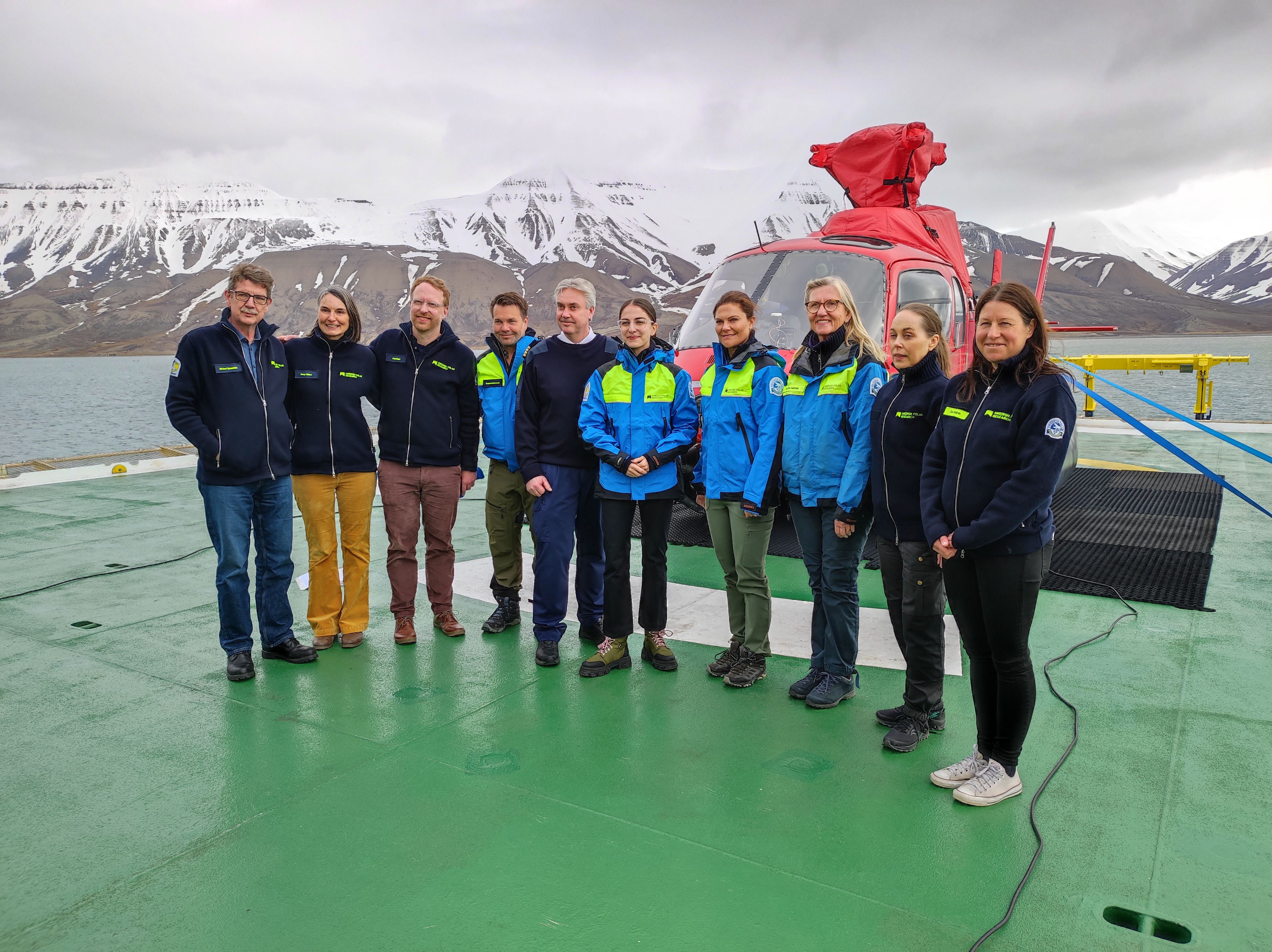 H.K.H. Kronprinsessan och klimat- och miljöministern besökte Svalbard