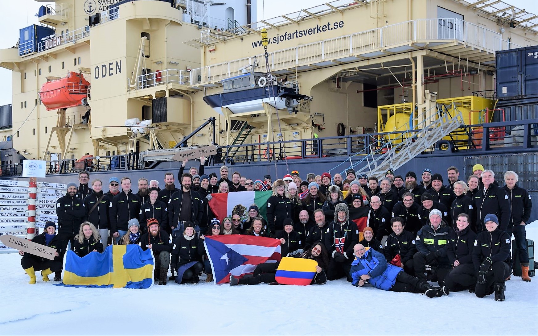 Press release: 30th anniversary of the icebreaker Oden at the North Pole