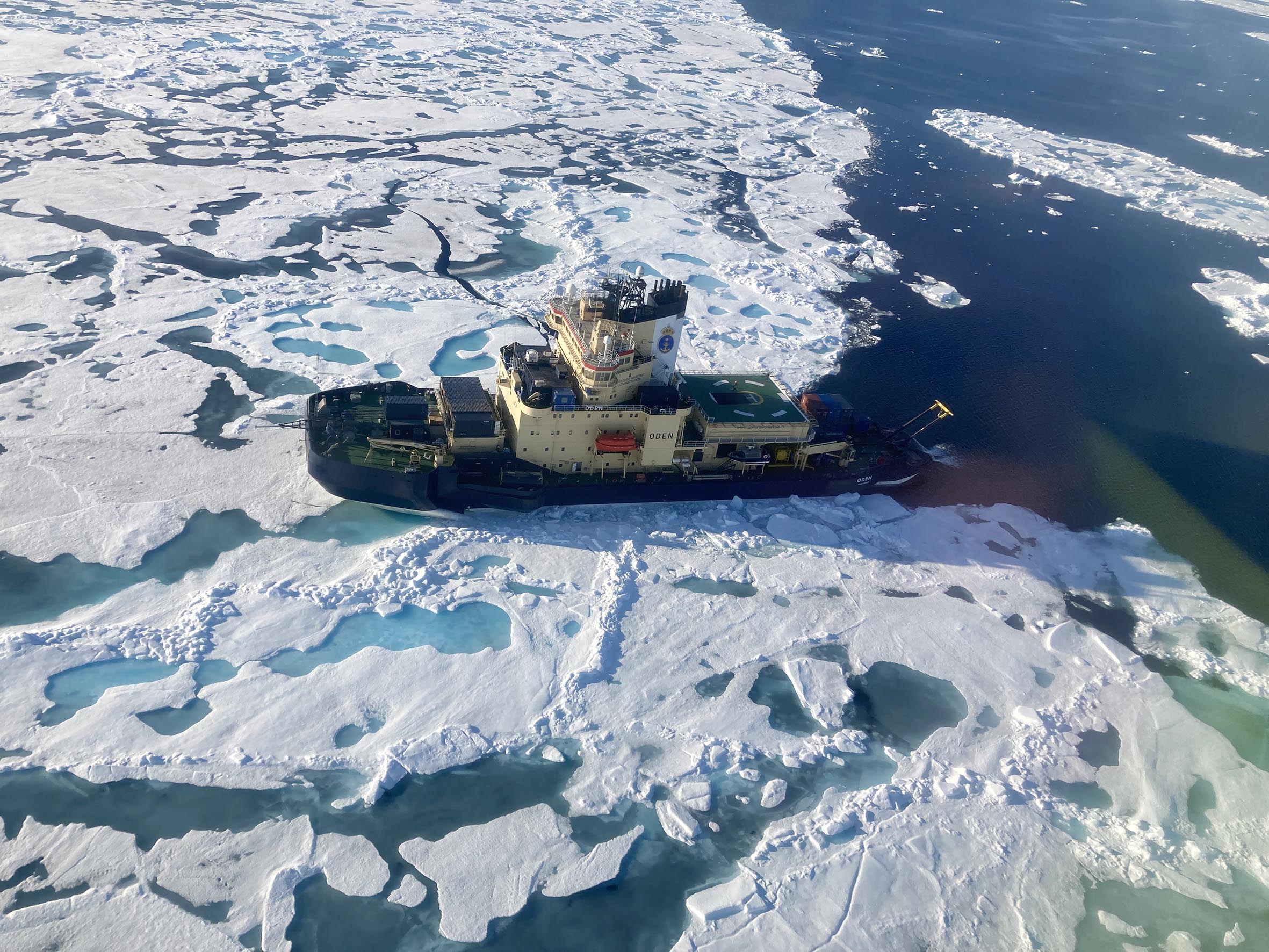 Isbrytaren Oden tog forskare till tidigare outforskade områden